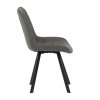 Židle jídelní šedá látka v dekoru broušené kůže AJZ130S
