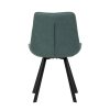 Židle jídelní zelená látka v dekoru broušené kůže AJZ130Z