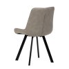 Židle jídelní béžová látka v dekoru broušené kůže AJZ130L