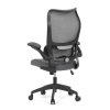 Kancelářská židle šedá síťovina černý plastový kříž AKZ114S