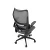 Kancelářská židle šedá síťovina černý plastový kříž AKZ114S