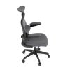 Kancelářská židle šedá síťovina černý plastový kříž AKZ114S