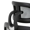 Kancelářská židle šedá síťovina černý plast AKZ119S
