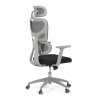 Kancelářská židle šedá síťovina šedý plast AKZ120C