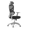 Kancelářská židle šedá síťovina šedý plast AKZ120C