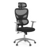 Kancelářská židle šedá síťovina šedý plast AKZ120C
