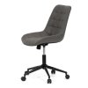 Židle kancelářská šedá látka v dekoru broušené kůže AKZ125S