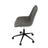 Židle kancelářská šedá látka v dekoru broušené kůže AKZ125S