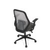 Židle kancelářská látka šedá houpací mechanismus AKZ126S