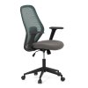 Židle kancelářská látka zelená houpací mechanismus AKZ126Z