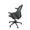Židle kancelářská látka zelená houpací mechanismus AKZ126Z
