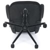 Kancelářská židle černá látka sklápěcí područky AKZ127C