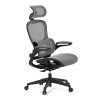 Kancelářská židle šedá síťovina plastový kříž AKZ130S