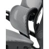 Kancelářská židle šedá síťovina plastový kříž AKZ130S