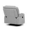 TV a relaxační křeslo světle šedá látka AKR116SS
