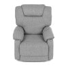 TV a relaxační křeslo světle šedá látka AKR116SS