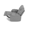 TV a relaxační křeslo světle šedá látka AKR116SS