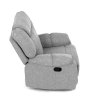 TV a relaxační křeslo světle šedá látka AKR116SS