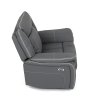 TV a relaxační křeslo s el ovládáním šedá ekokůže AKR117S