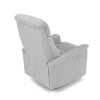 TV a relaxační křeslo s el ovládáním stříbrná látka AKR118ST