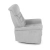 TV a relaxační křeslo s el ovládáním stříbrná látka AKR118ST