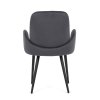 Židle jídelní  šedá látka černá noha AJZ195S
