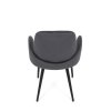 Židle jídelní  šedá látka černá noha AJZ195S