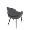 Židle jídelní  šedá látka černá noha AJZ195S