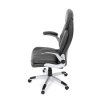 Křeslo kancelářské šedá ekokůže houpací mechanismus AKZ190S