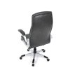 Křeslo kancelářské šedá ekokůže houpací mechanismus AKZ190S