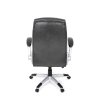 Křeslo kancelářské šedá ekokůže houpací mechanismus AKZ190S