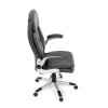 Křeslo kancelářské šedá ekokůže houpací mechanismus AKZ190S