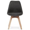 Židle jídelní šedá látka nohy buk AJZ198S