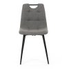 Židle jídelní šedá látka AJZ204S