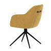 Židle jídelní a konferenční žlutá látka otočná AJZ208ZL
