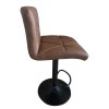 Barová židle ekokůže hnědá černá TBZ109H