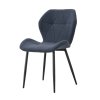 Jídelní židle tmavě šedá černá TJZ115S
