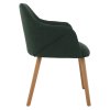 Designové křeslo zelená buk TJZ104Z