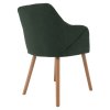 Designové křeslo zelená buk TJZ104Z