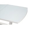 Jídelní rozkládací stůl bílý lesk 160-200x90 TJS115B