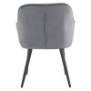 Designové křeslo šedá Velvet látka TJZ107S