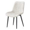 Jídelní židle krémová černá TJZ116K
