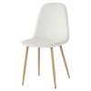 Židle béžová Dulux Velvet látka buk TJZ121BE