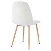 Židle béžová Dulux Velvet látka buk TJZ121BE