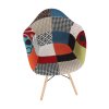 Křeslo patchwork buk TJZ118PW