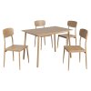 Jídelní set 1+4 dub přírodní TJSA108D