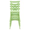 Venkovní židle zelená TZZ103Z
