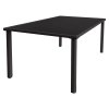 Zahradní stůl černá 150x90 TZS103C
