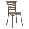 Venkovní židle šedohnědá taupe TZZ104S