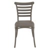 Venkovní židle šedohnědá taupe TZZ104S